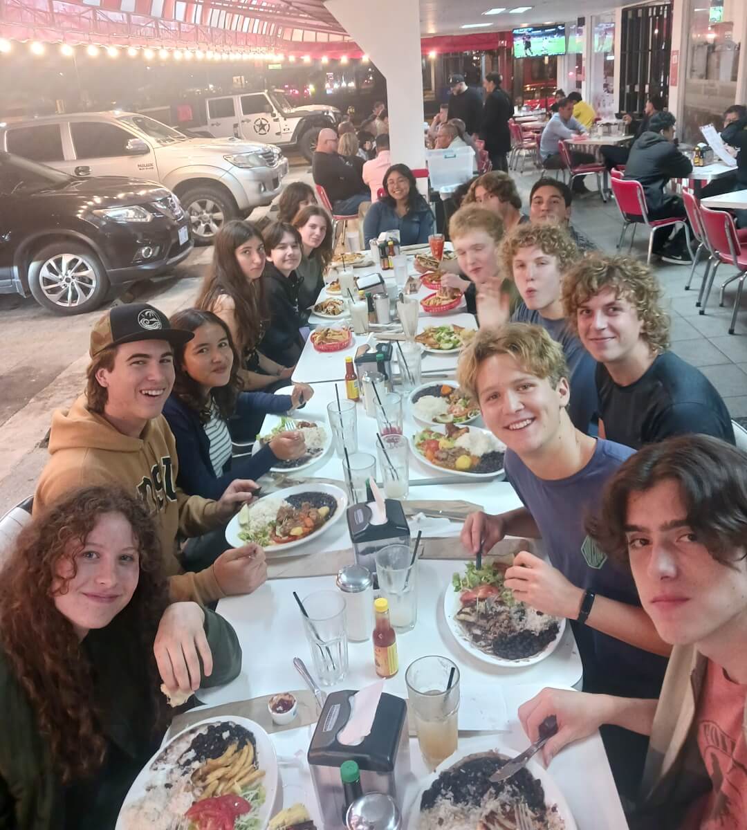 Costa Rica trip dinner